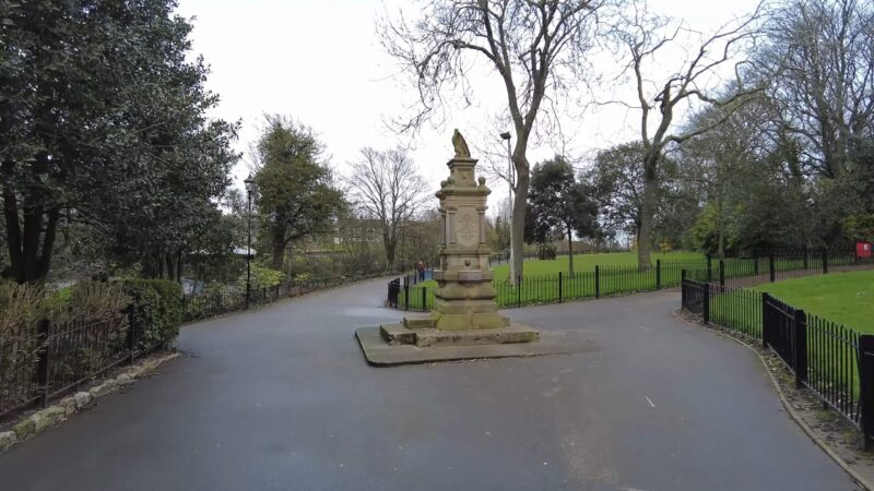 Walking through one of the parks in Sunderland, UK