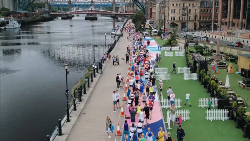 start a marathon in Newcastle